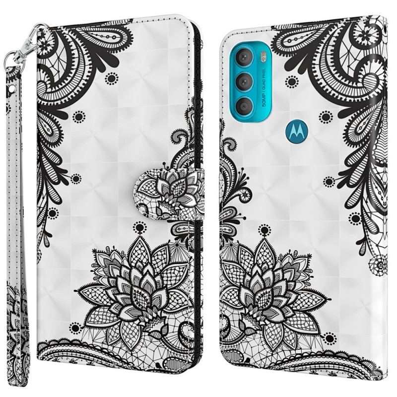 Housse Moto G71 5G Chic Dentelle