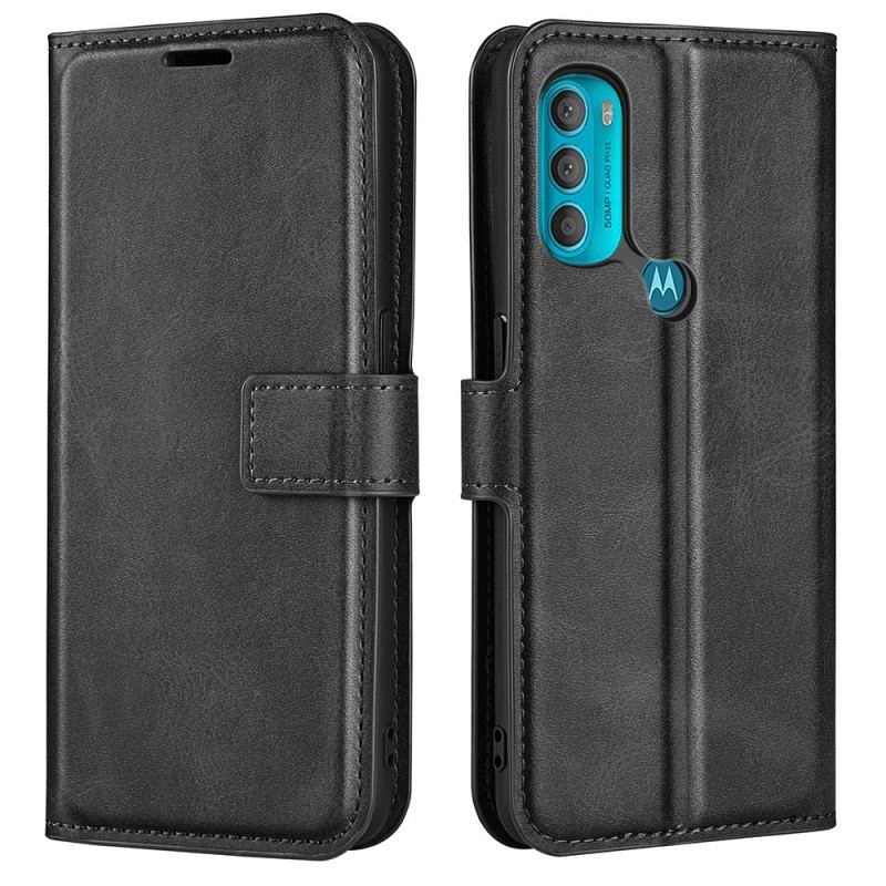 Housse Moto G71 5G Effet Cuir Slim Extrême