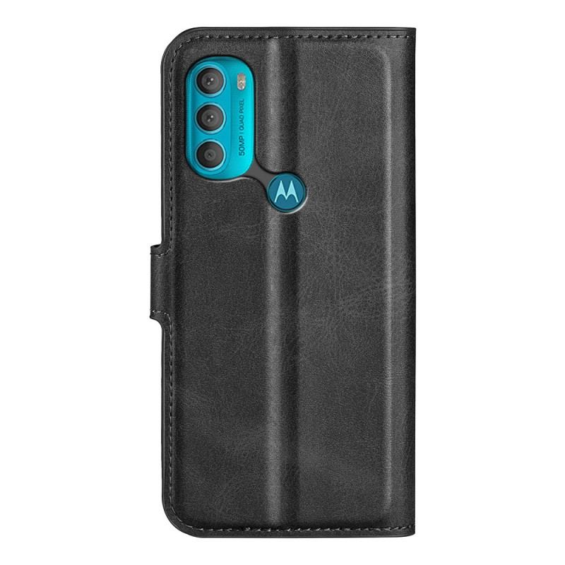 Housse Moto G71 5G Effet Cuir Slim Extrême