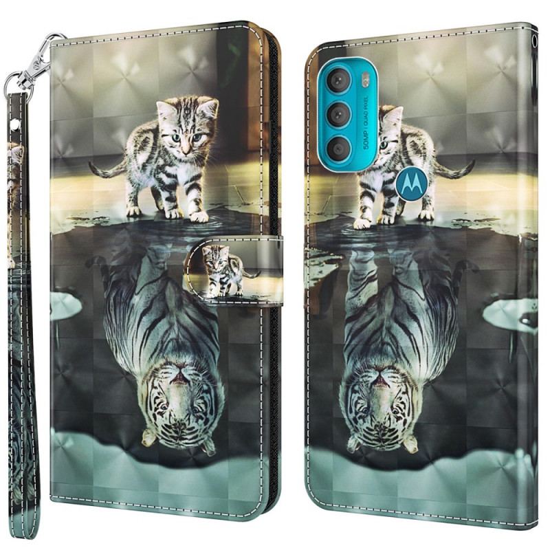 Housse Moto G71 5G Ernest Le Tigre