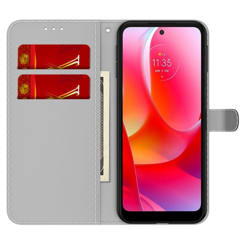 Housse Moto G71 5G Motif Abstrait