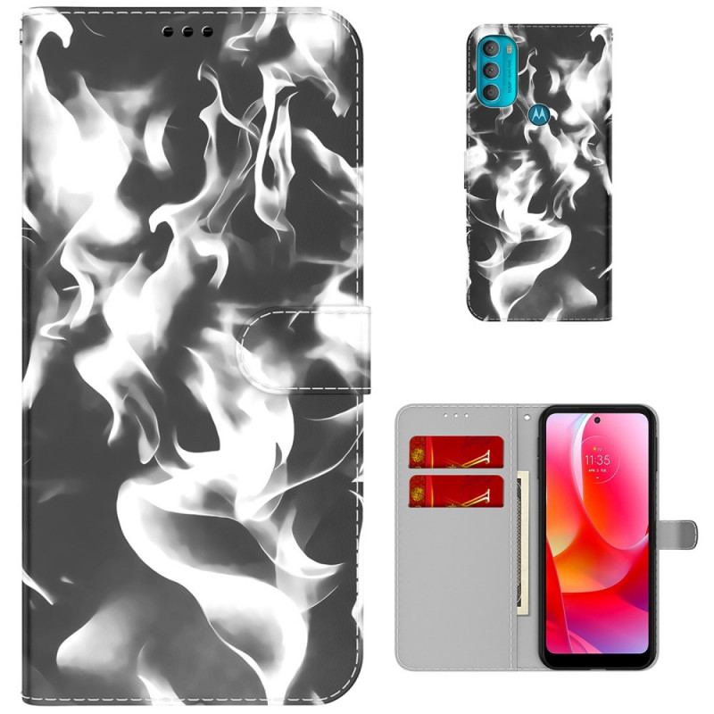 Housse Moto G71 5G Motif Abstrait