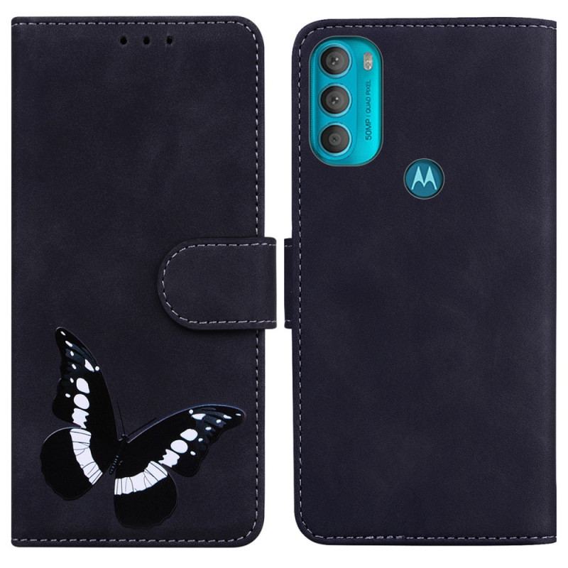 Housse Moto G71 5G Skin-Touch Papillon