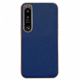 Coque Sony Xperia 5 IV Vrai Cuir