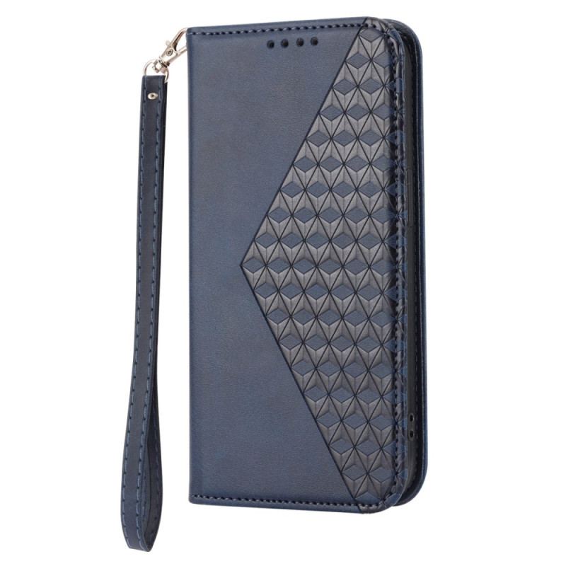 Flip Cover Sony Xperia 5 IV Style Cuir Motif 3D avec Lanière