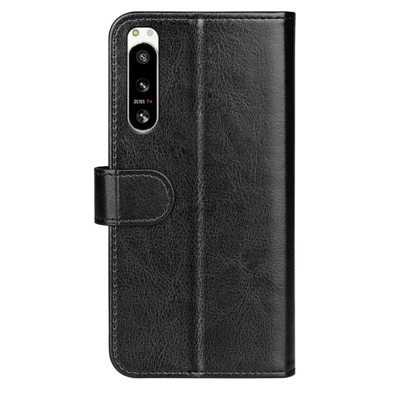 Housse Sony Xperia 5 IV Simili Cuir Vintage