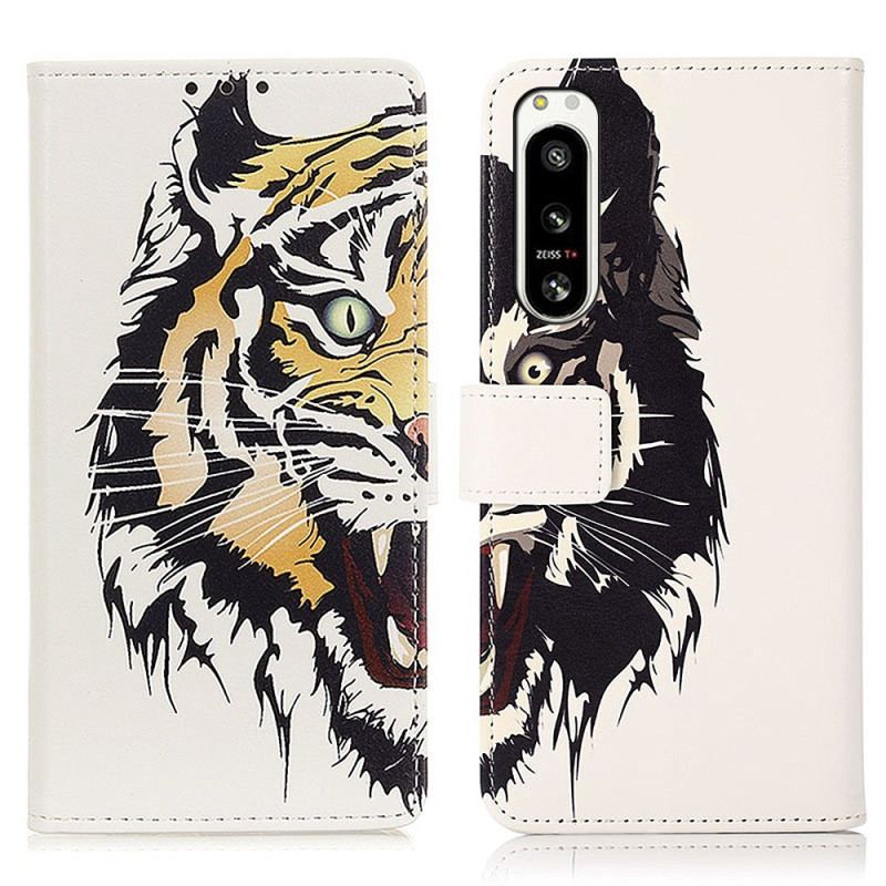 Housse Sony Xperia 5 IV Tigre Féroce