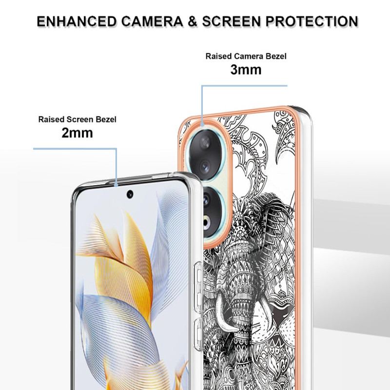 Coque Honor 90 Éléphant Tribal