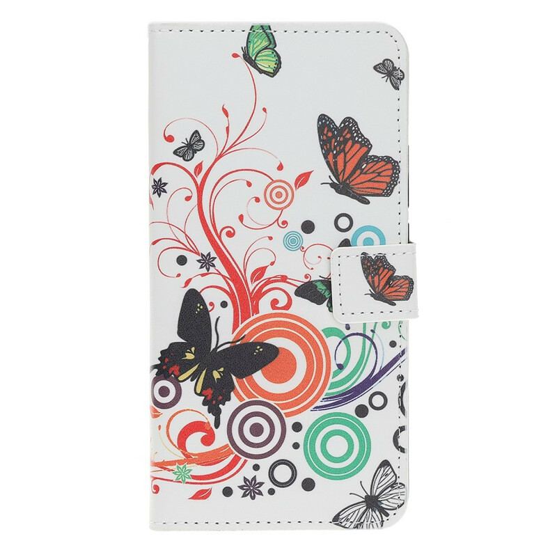 Housse Huawei P Smart S Papillons et Fleurs