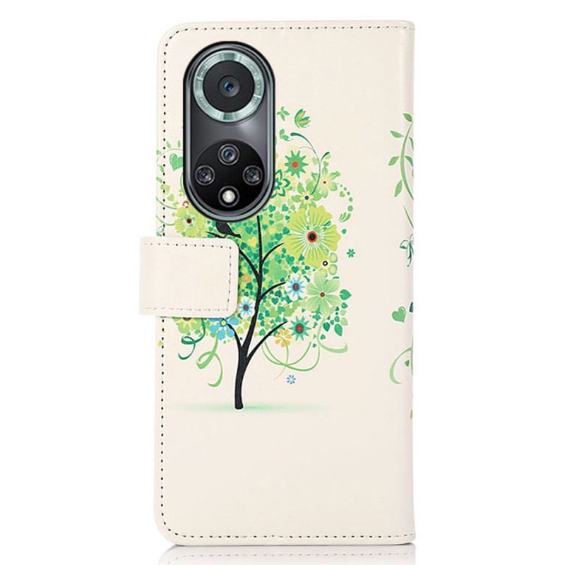 Housse Honor 50 Pro / Huawei Nova 9 Pro Arbre Fleuri