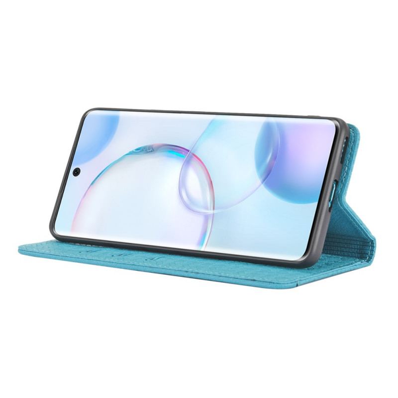 Housse Honor 50 Pro / Huawei Nova 9 Pro Style Cuir Tissée à Lanière