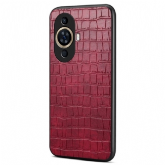 Coque Huawei Nova 12S Effet Crocodile