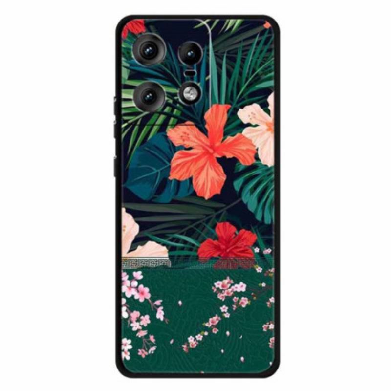 Coque Motorola Edge 50 Pro Fleurs