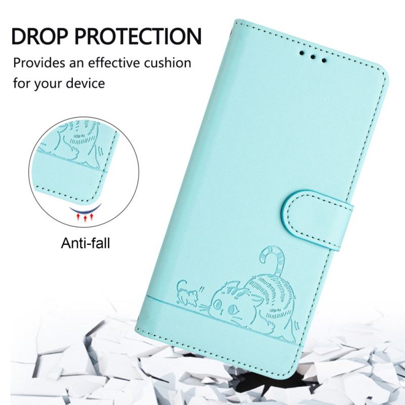 Housse Motorola Edge 50 Pro Protection RFID Cartoon