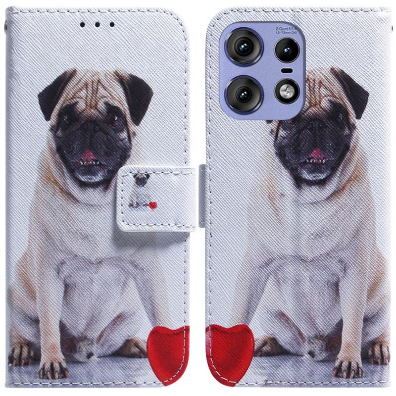 Housse Motorola Edge 50 Pro Pug Dog