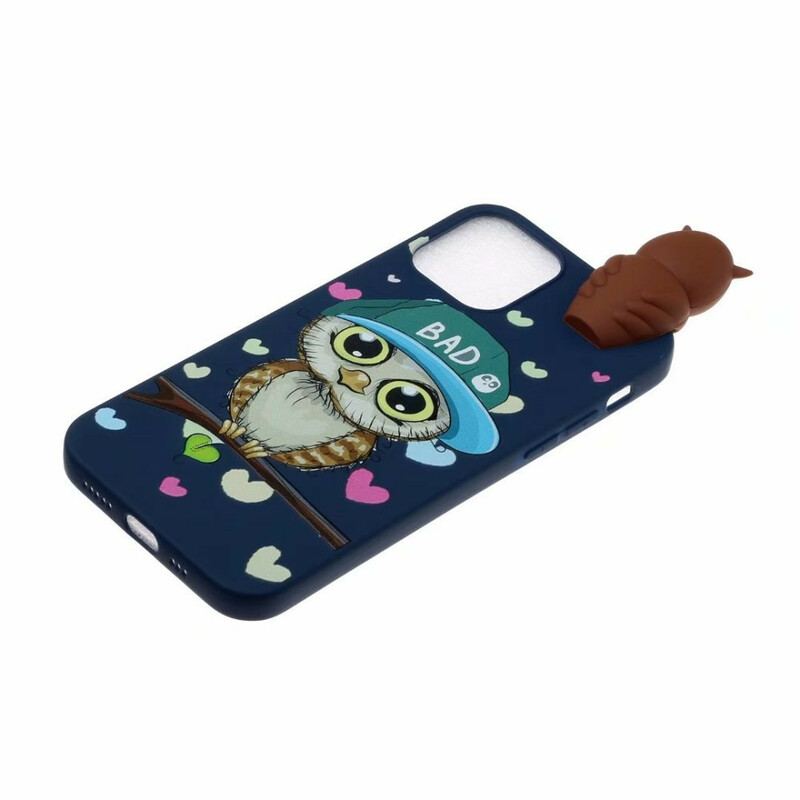 Coque iPhone 13 Mini 3D Bad Hibou