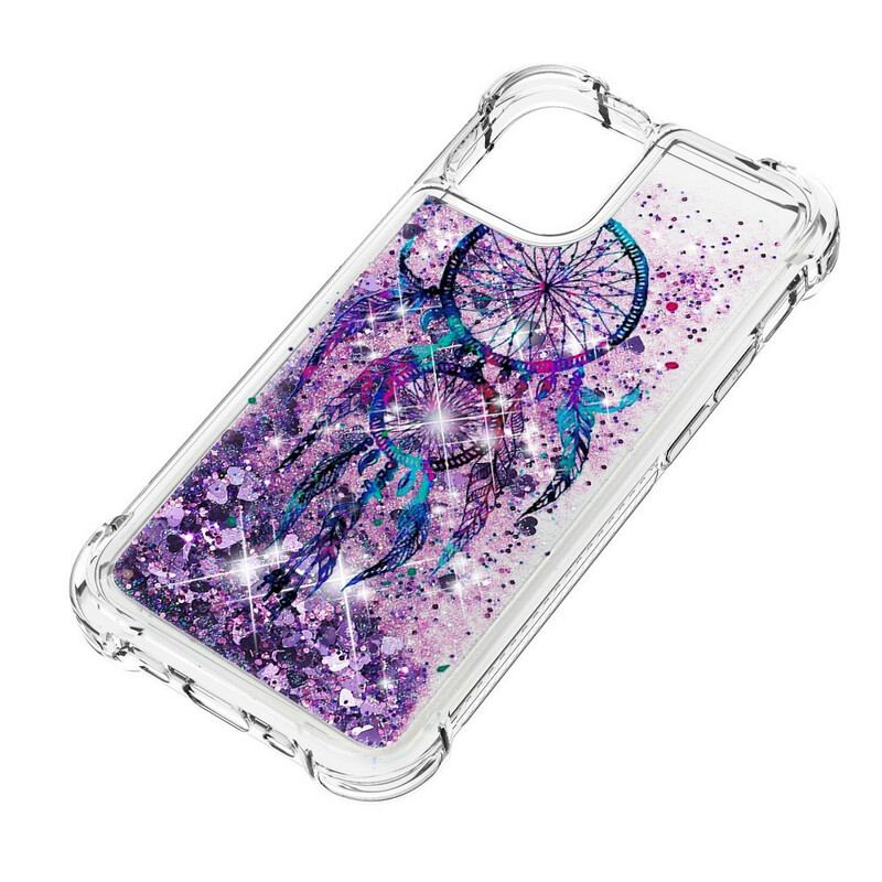 Coque iPhone 13 Mini Attrape Rêves Paillettes