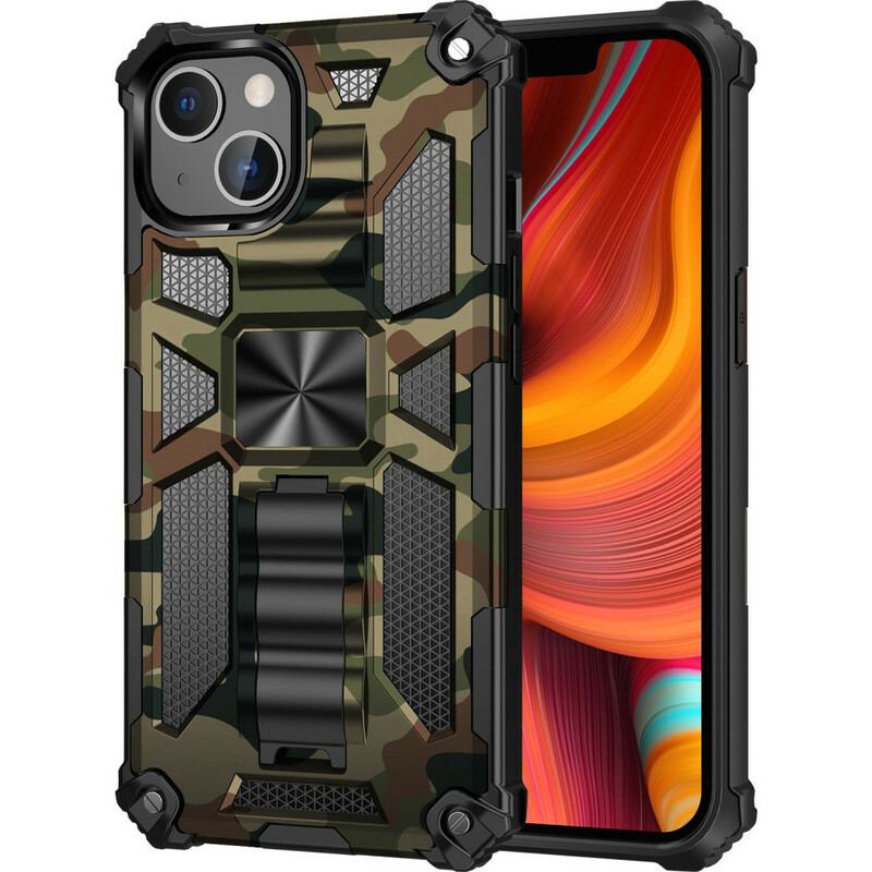 Coque iPhone 13 Mini Camouflage Support Amovible