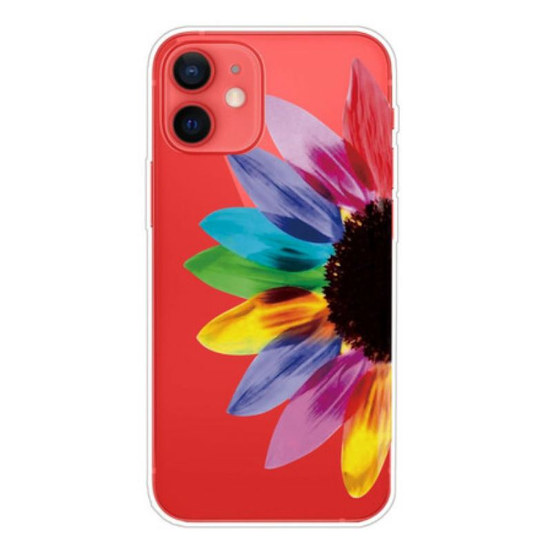 Coque iPhone 13 Mini Fleur Colorée