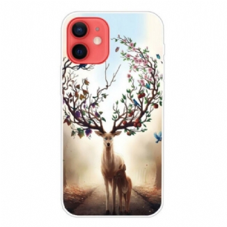 Coque iPhone 13 Mini Flexible Cerf