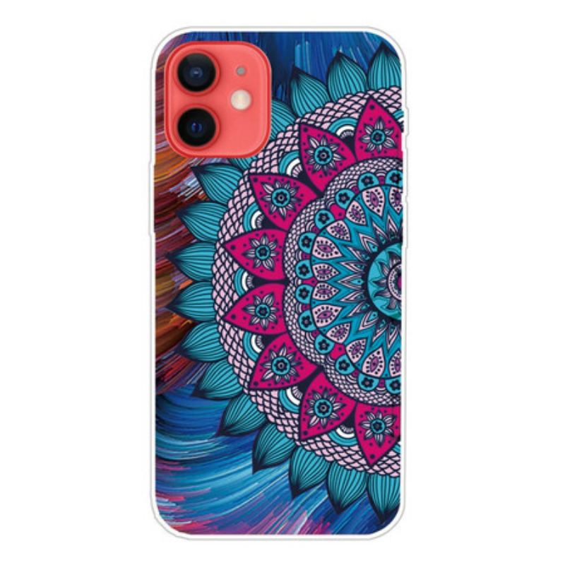 Coque iPhone 13 Mini Mandala Coloré