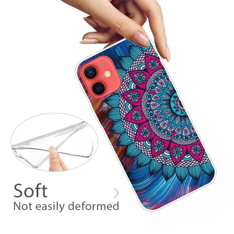 Coque iPhone 13 Mini Mandala Coloré