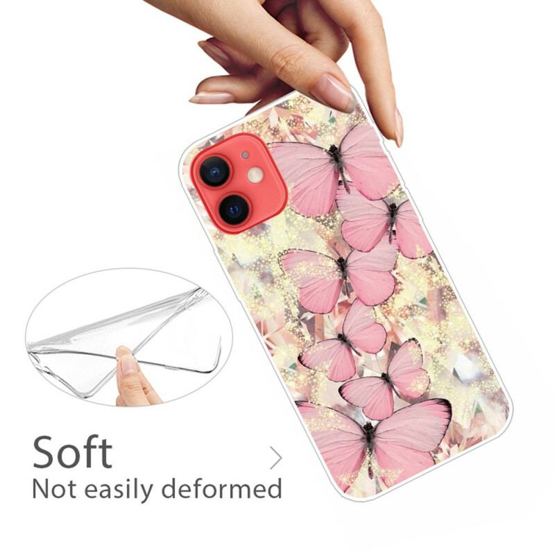 Coque iPhone 13 Mini Papillons Papillons