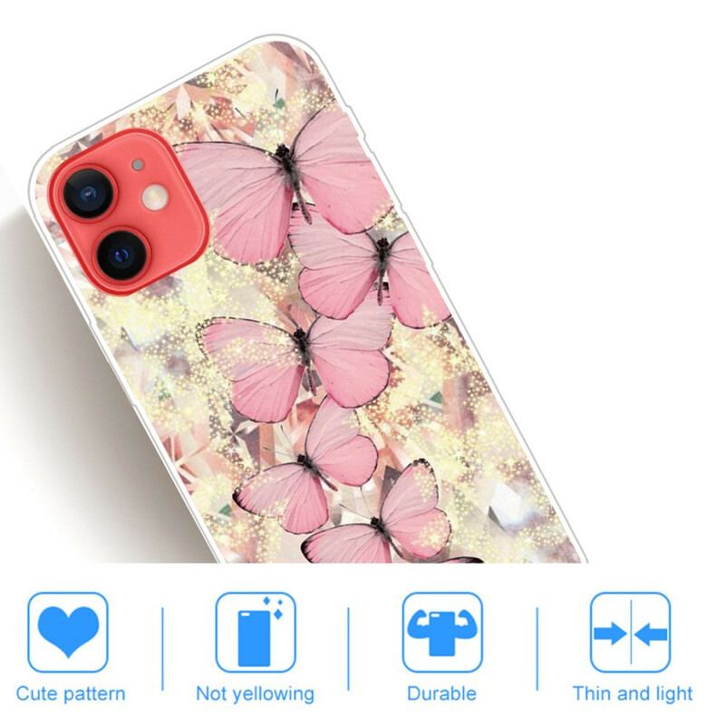 Coque iPhone 13 Mini Papillons Papillons