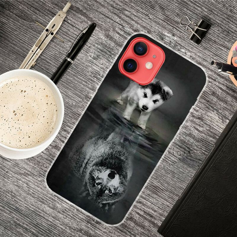 Coque iPhone 13 Mini Rêve de Chiot