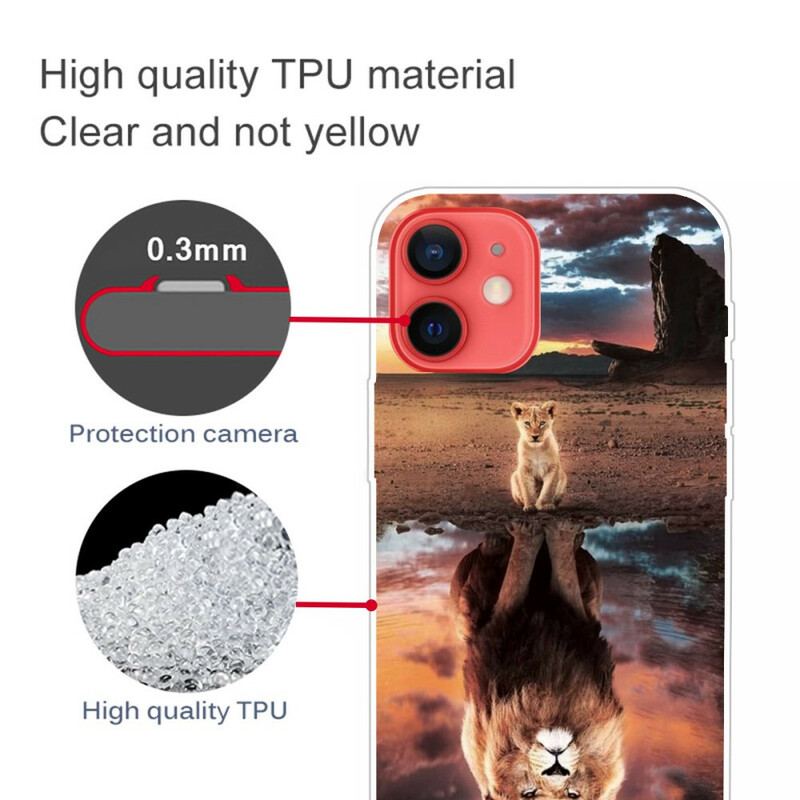 Coque iPhone 13 Mini Rêve de Lionceau