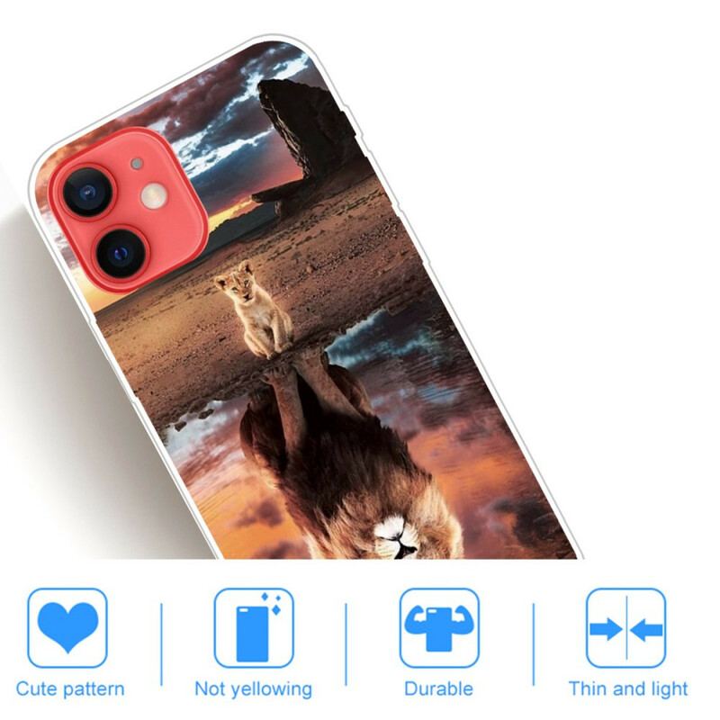 Coque iPhone 13 Mini Rêve de Lionceau