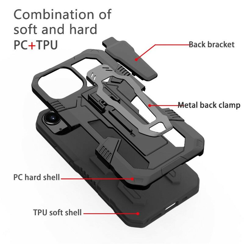 Coque iPhone 13 Mini Robot avec Pince Ceinture