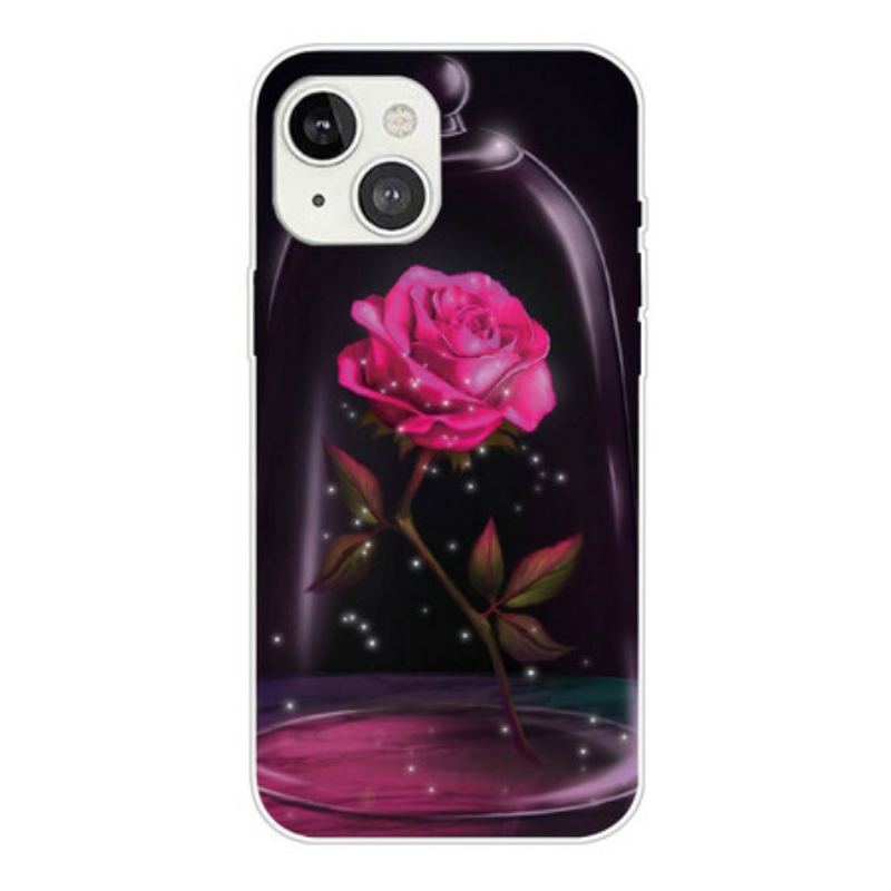 Coque iPhone 13 Mini Rose Magique