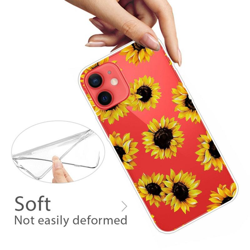 Coque iPhone 13 Mini Tournesols