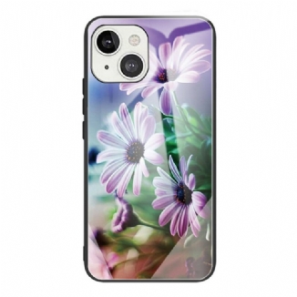 Coque iPhone 13 Mini Verre Trempé Fleurs Réalistes