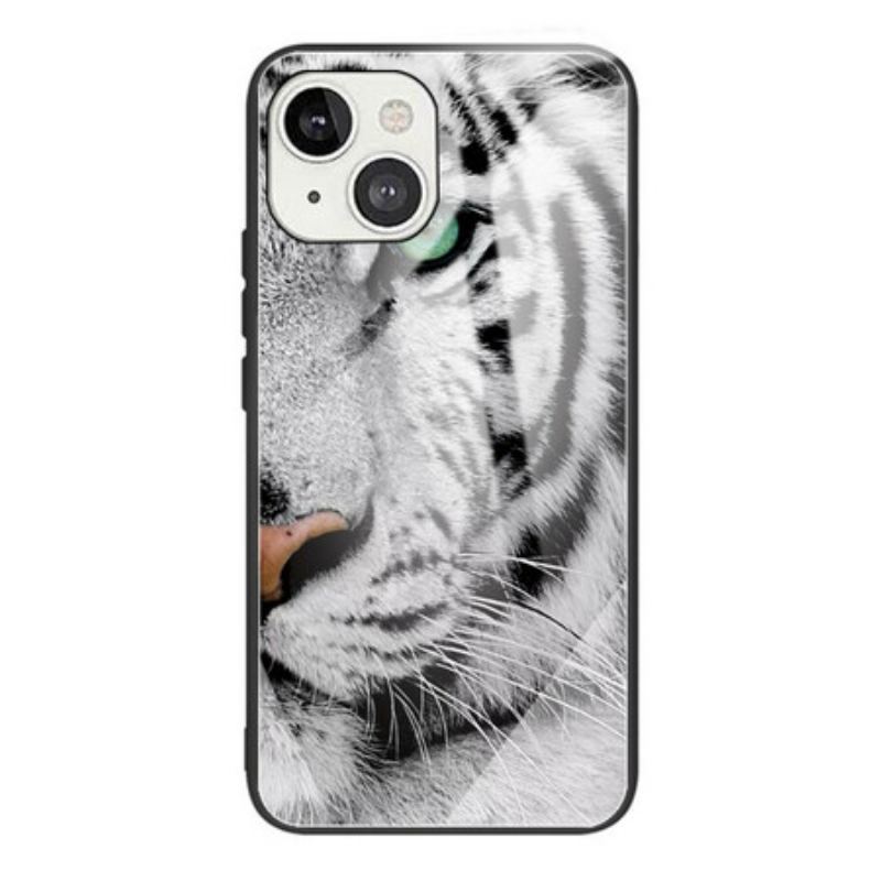 Coque IPhone 13 MIni Verre Trempé Tigre