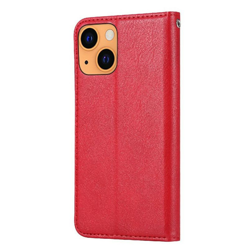 Flip Cover iPhone 13 Mini Simili Cuir Porte-Cartes