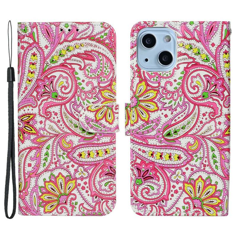 Housse iPhone 13 Mini Baroque Colorée