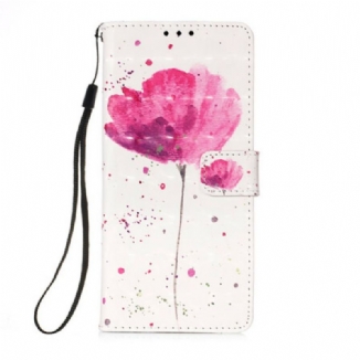 Housse iPhone 13 Mini Coquelicot Aquarelle