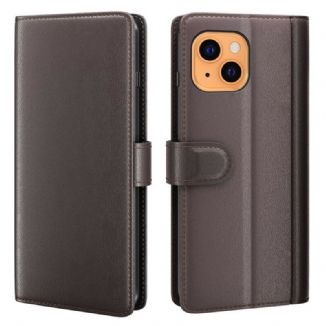 Housse iPhone 13 Mini Cuir Véritable