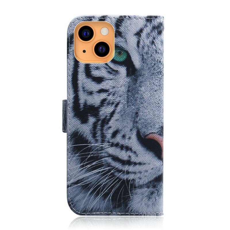 Housse iPhone 13 Mini Face de Tigre