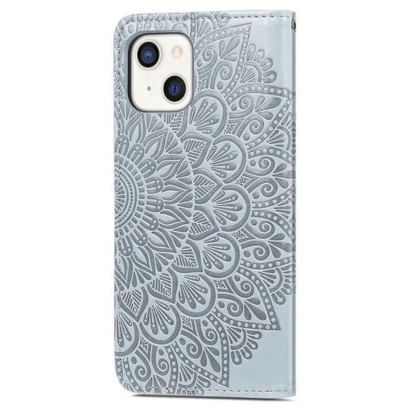 Housse iPhone 13 Mini Feuilles Tribales