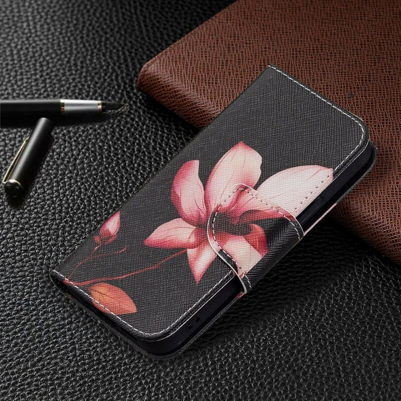 Housse iPhone 13 Mini Fleur Rose