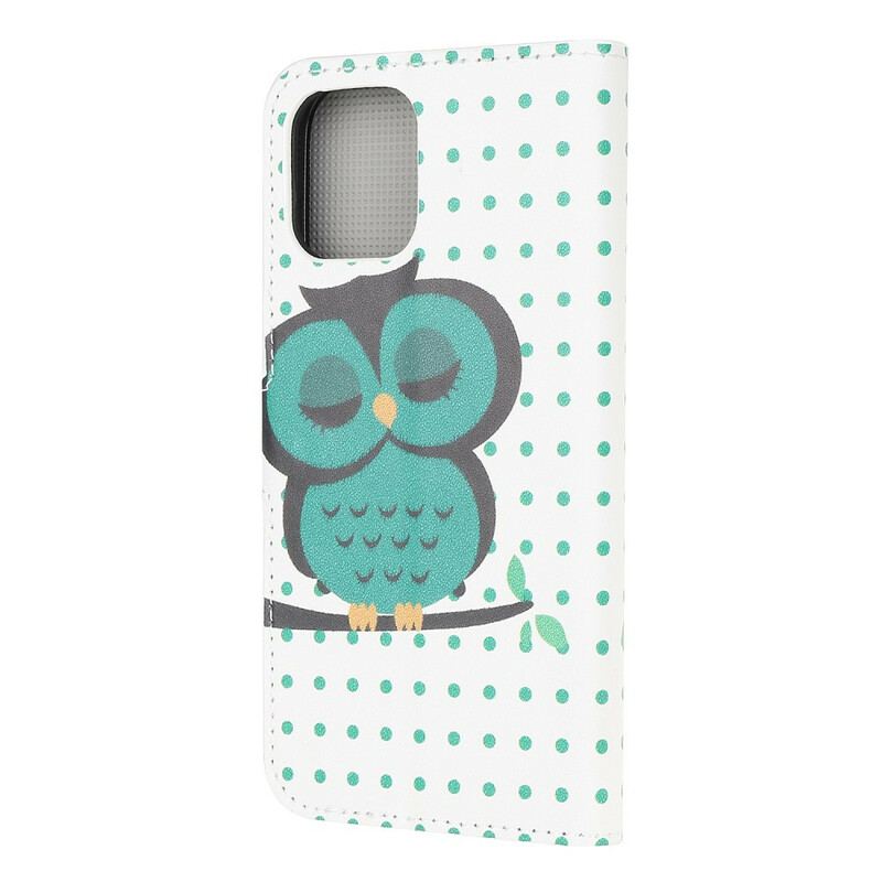 Housse iPhone 13 Mini Hibou Endormi