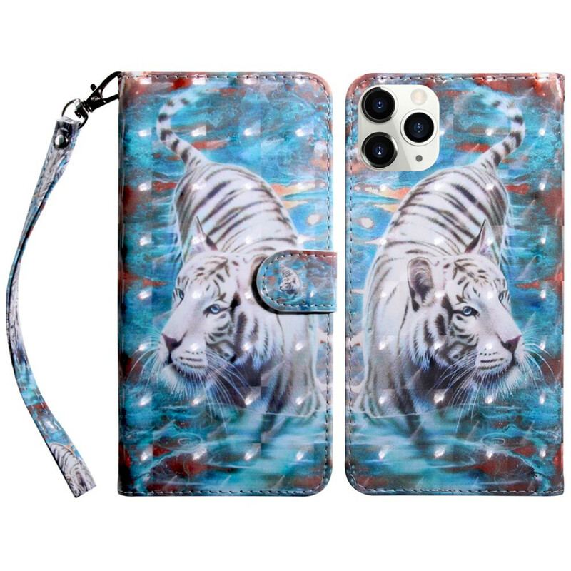 Housse iPhone 13 Mini Light Spot Lucien le Tigre