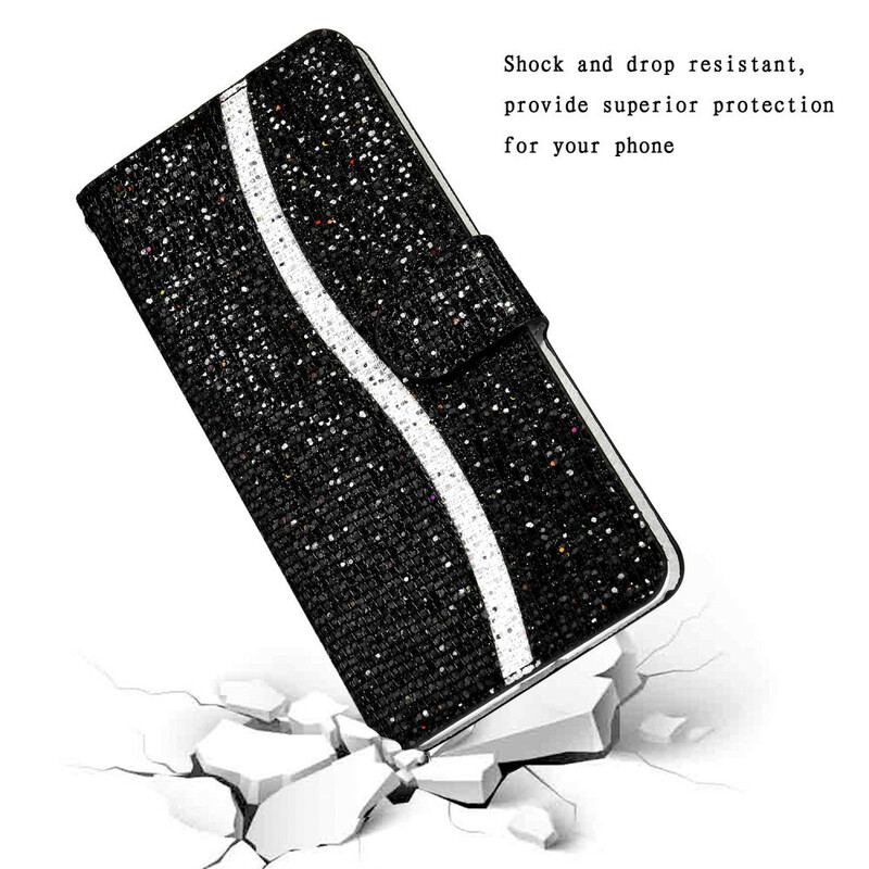 Housse iPhone 13 Mini Paillettes S Design