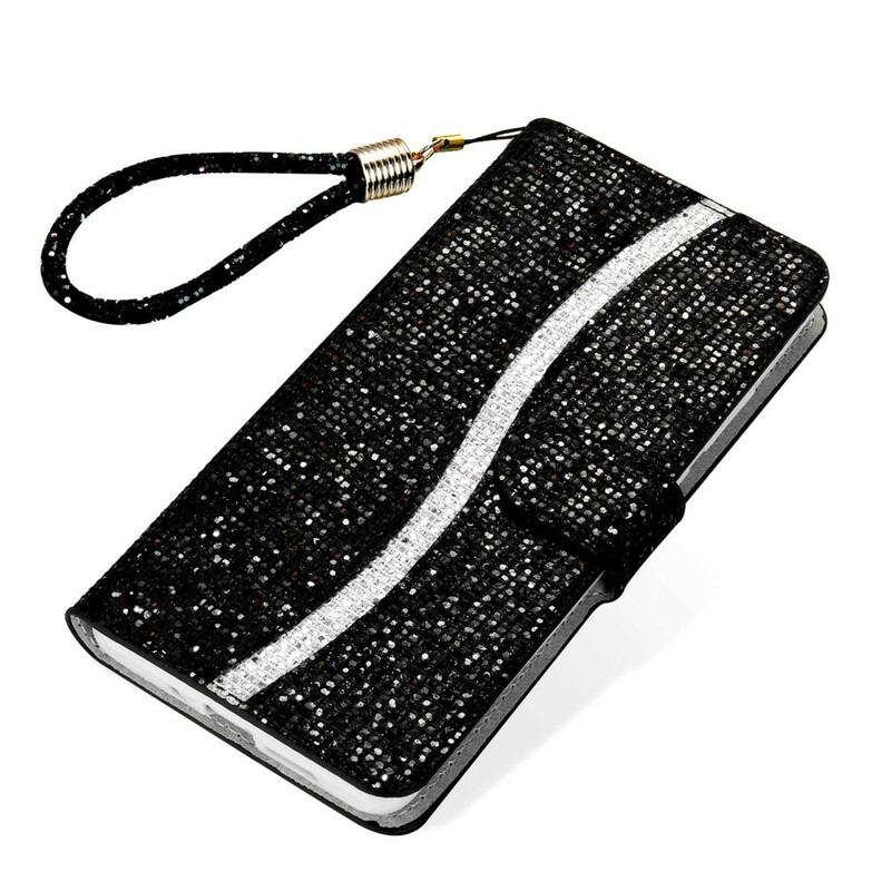 Housse iPhone 13 Mini Paillettes S Design