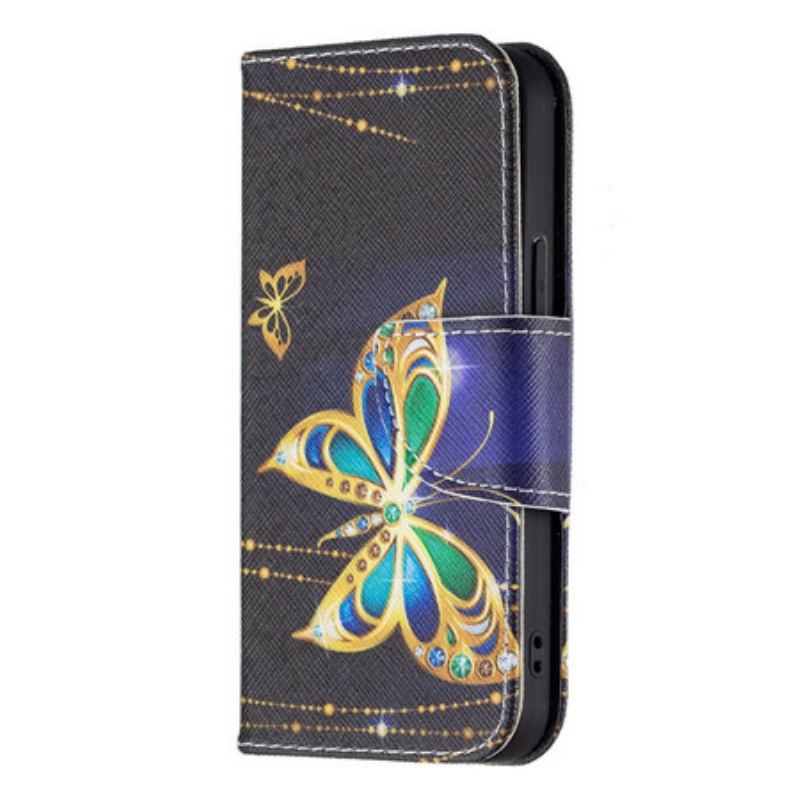 Housse iPhone 13 Mini Papillon Magique