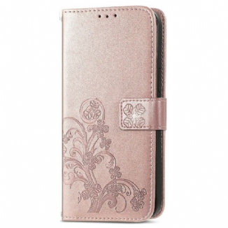 Housse iPhone 13 Mini Papillons et Fleurs à Lanière