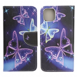 Housse iPhone 13 Mini Papillons Modernes